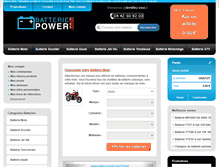Tablet Screenshot of batteriepower.com