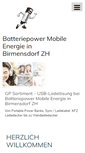 Mobile Screenshot of batteriepower.ch